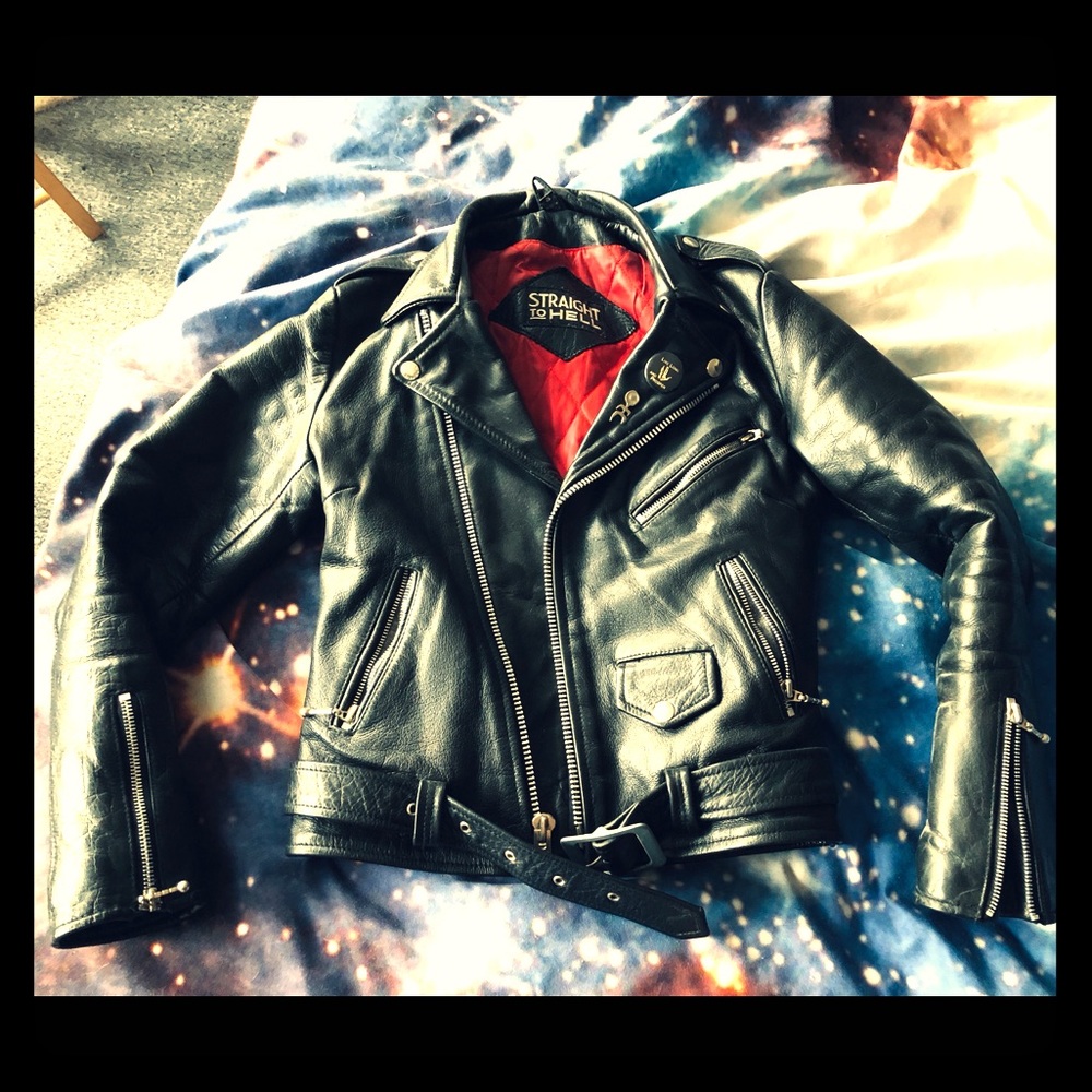 Straight To Hell leather ladies’ Commando jacket
